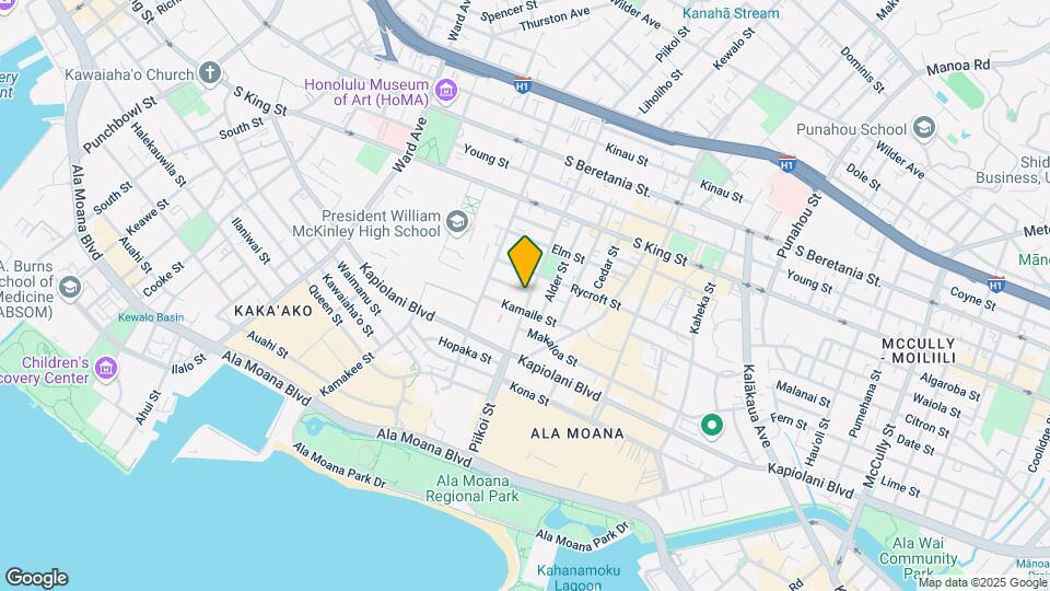 720 Piikoi St Mapa y Detalles de la Ubicación