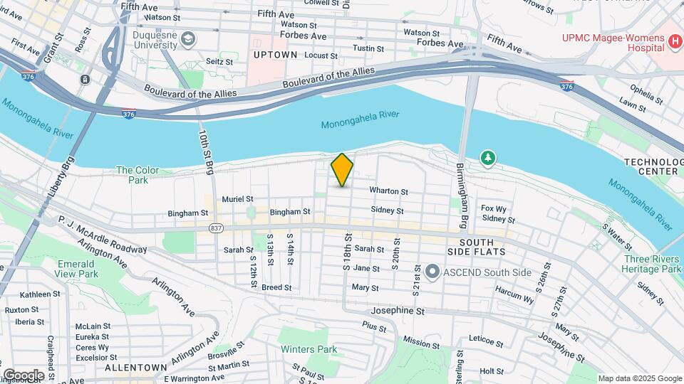 1724 Wharton St Map and Location Details