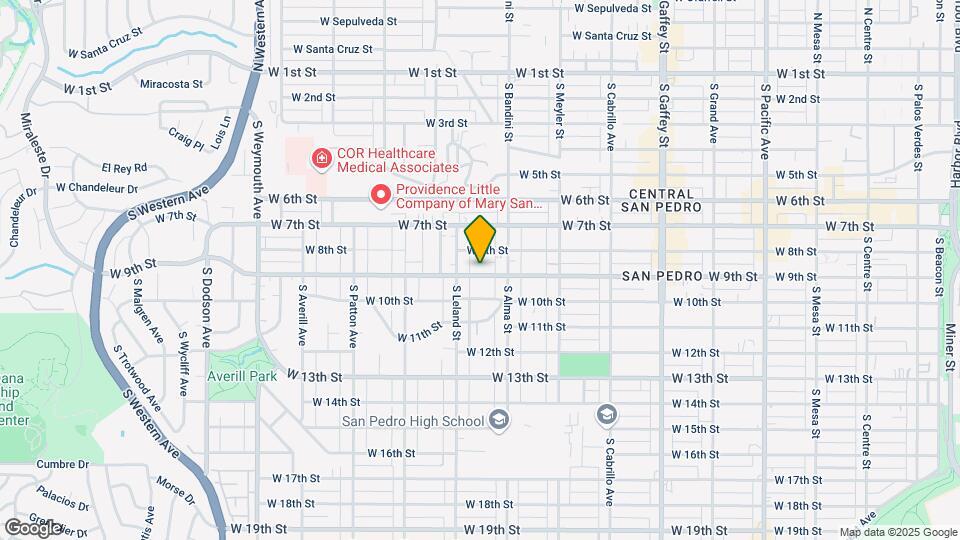 1056 W 9th St Map and Location Details