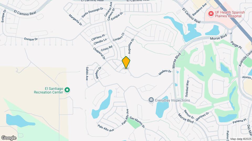 1103 Chaparral Dr Map and Location Details