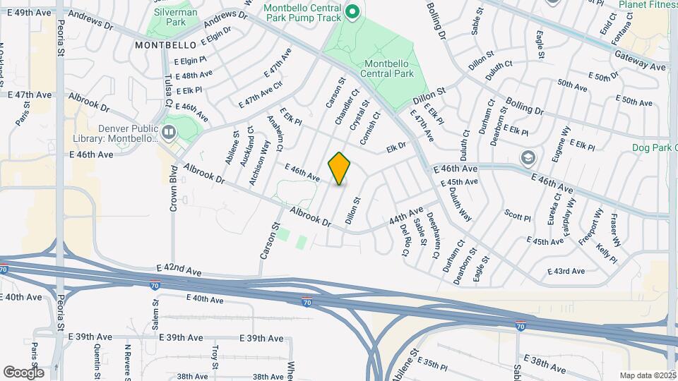 4587 Cornish Way Map and Location Details