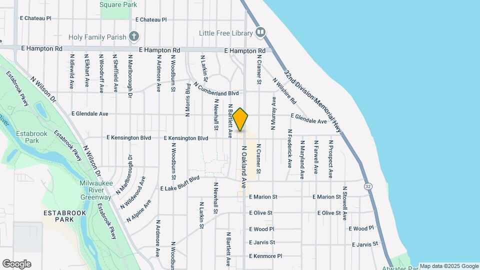 1714 E Kensington Blvd Map and Location Details
