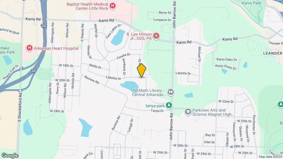 9203 Labette Dr Map and Location Details