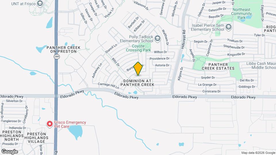 10294 Bancroft Ln Map and Location Details