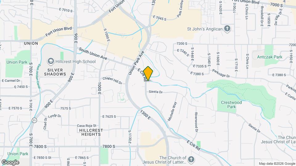 7443 S Creek Rd Map and Location Details