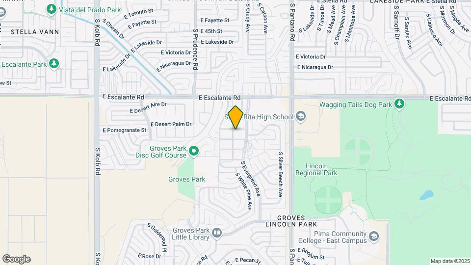 3996 S Evergreen Ave Map and Location Details