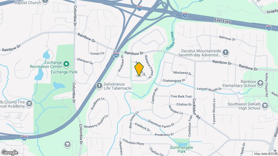 2813 Rainbow Forest Dr Map and Location Details