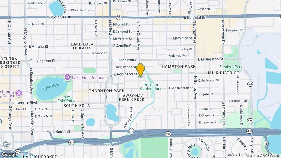 1601 E Jefferson St Map and Location Details