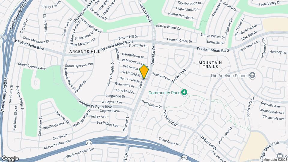 2216 Spring Water Dr Map and Location Details