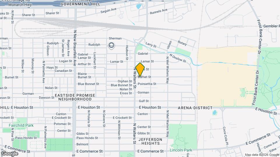 2118 Burnet St Mapa y Detalles de la Ubicación