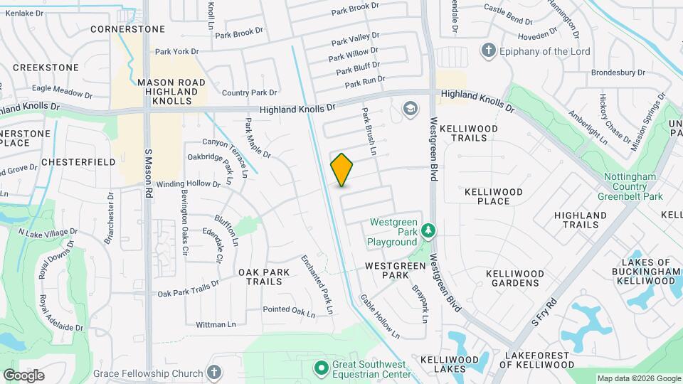 21426 Rose Hollow Ln Map and Location Details