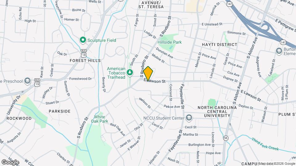 112 E Lawson St Mapa y Detalles de la Ubicación