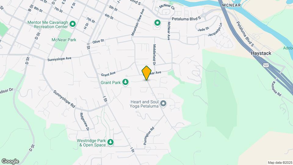 1100 Mountain View Ave Map and Location Details