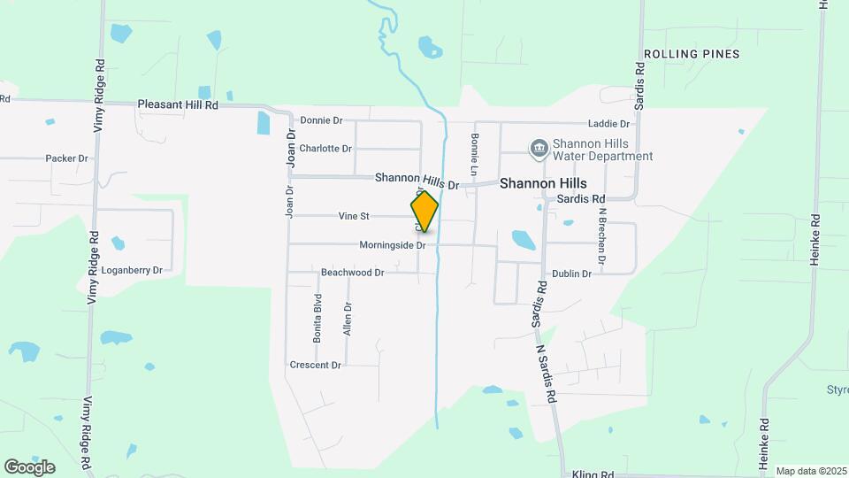 14225 Clayton Dr Map and Location Details