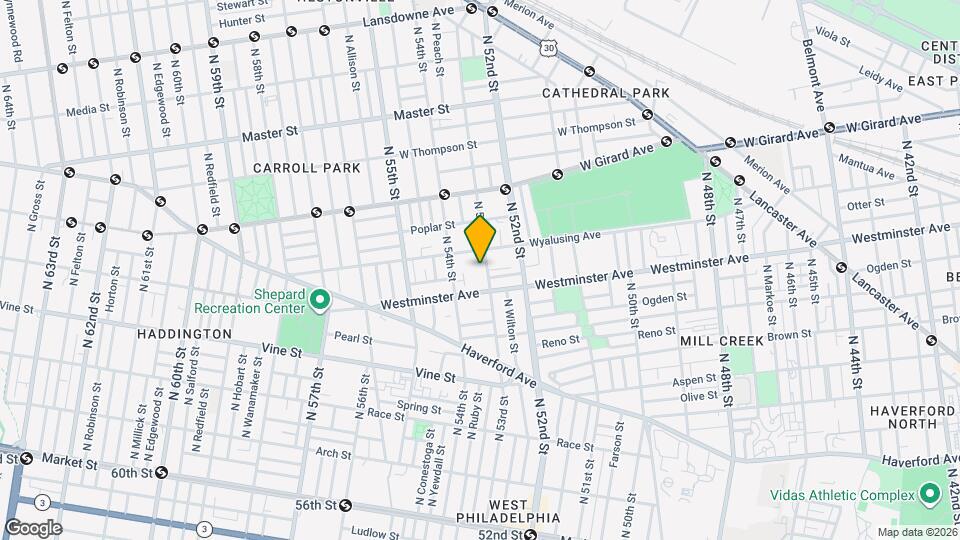 530 N 53rd St Map and Location Details