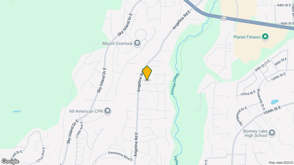 18302 101st St E Map and Location Details