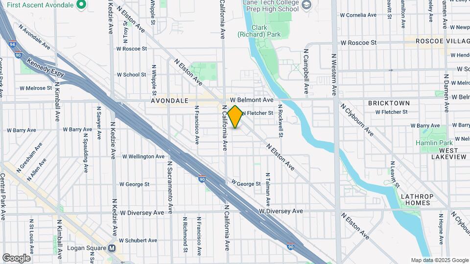 2725 W Barry Ave Map and Location Details
