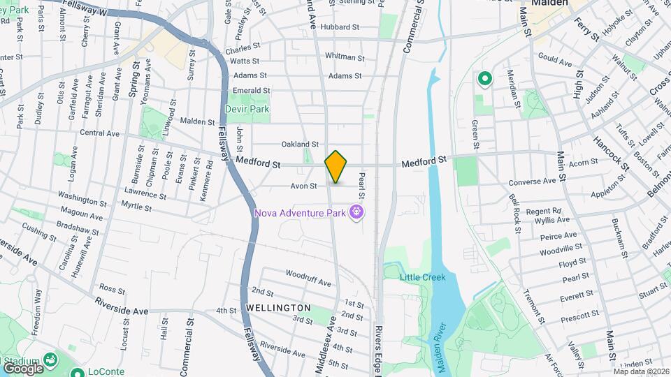 52 Avon St Map and Location Details