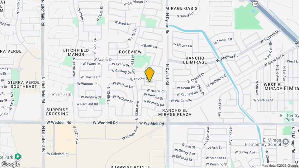 13240 W Watson Ln Map and Location Details