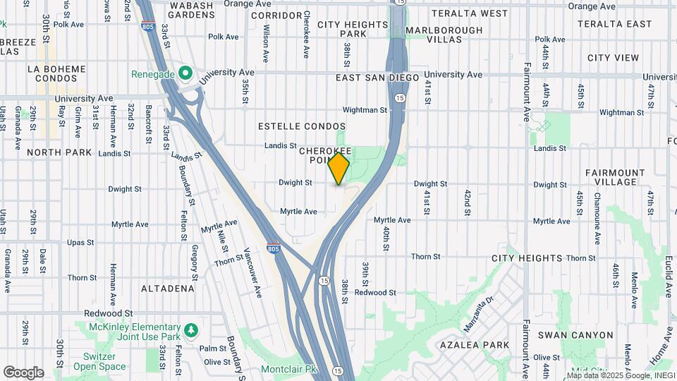 3552 38th St Map and Location Details