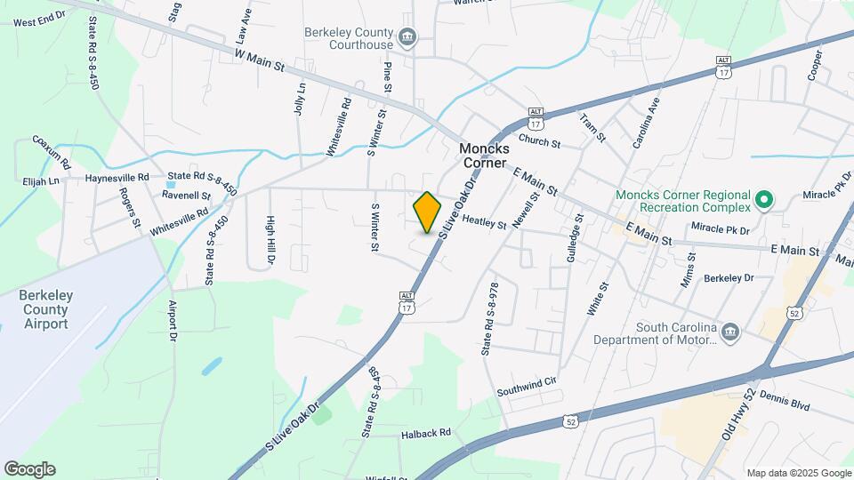 223 S Live Oak Dr Map and Location Details