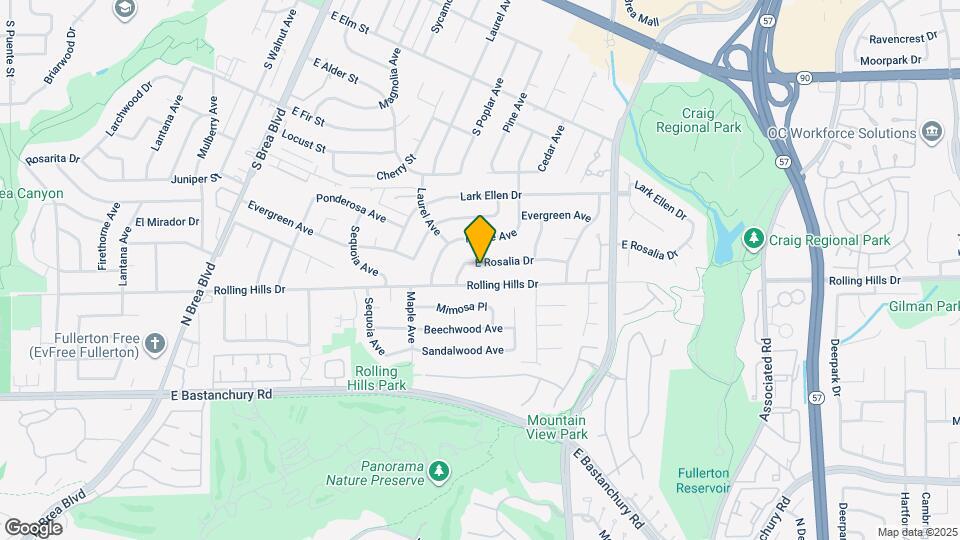 1756 Rosalia Dr Map and Location Details