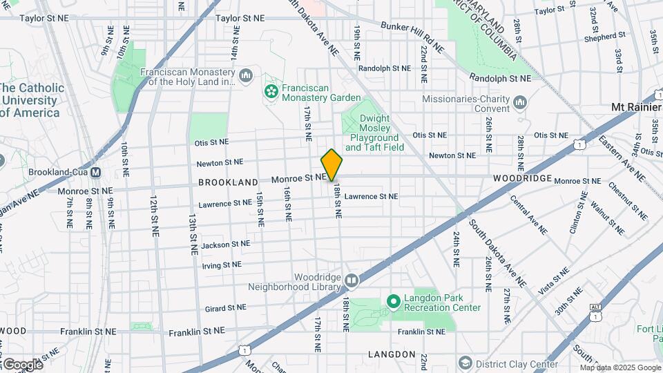 3416-3418 18th St NE Map and Location Details
