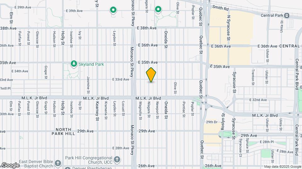 3264 Niagara St Map and Location Details