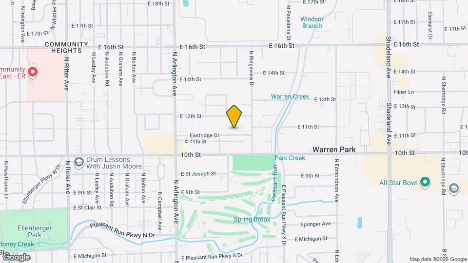 6214 Eastridge Dr Map and Location Details