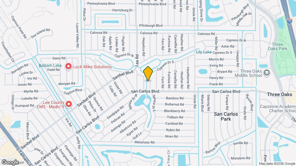 18422 Huckleberry Rd Map and Location Details