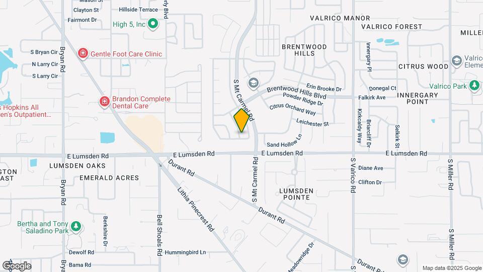 819 Sandy Trail Pl Map and Location Details