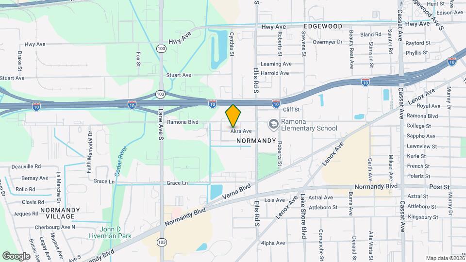 5687 Akra Ave Map and Location Details