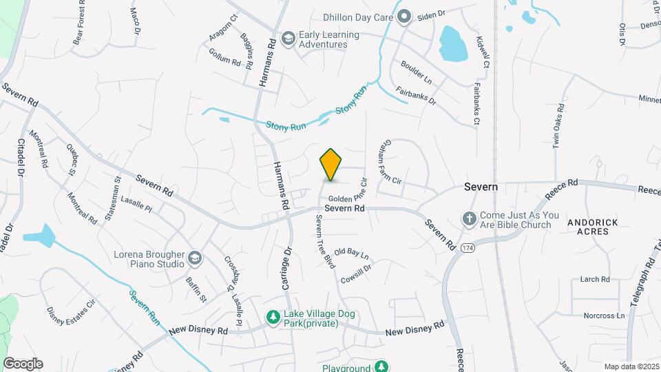 1703 Long Tree Ct Map and Location Details