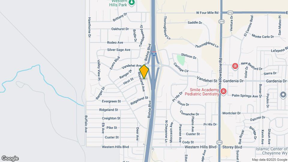 6703 Moreland Ave Map and Location Details