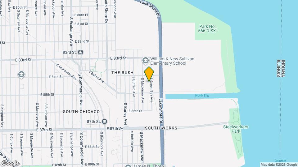 8428 S Green Bay Ave Map and Location Details