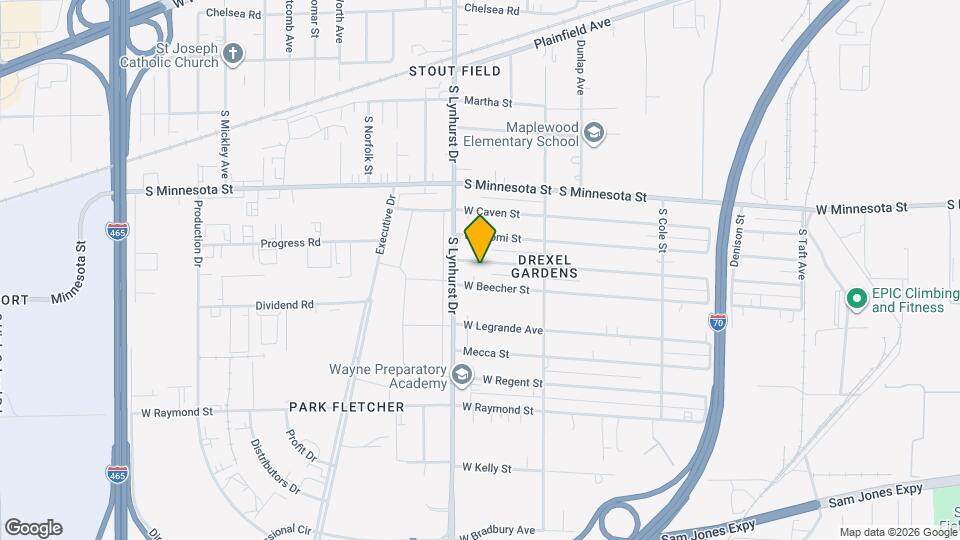 5221 Melrose Ave Map and Location Details