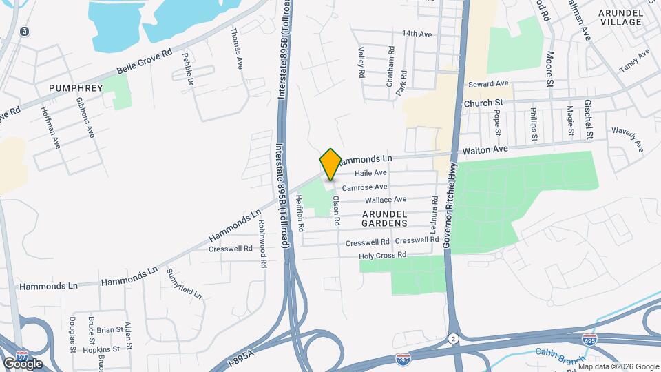 5806 Olson Rd Map and Location Details