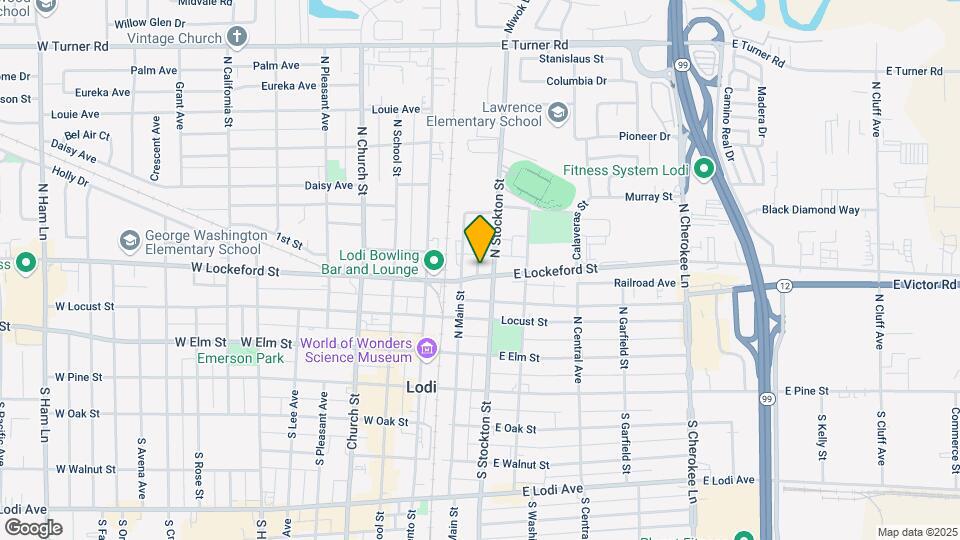115 E Lockeford St Mapa y Detalles de la Ubicación