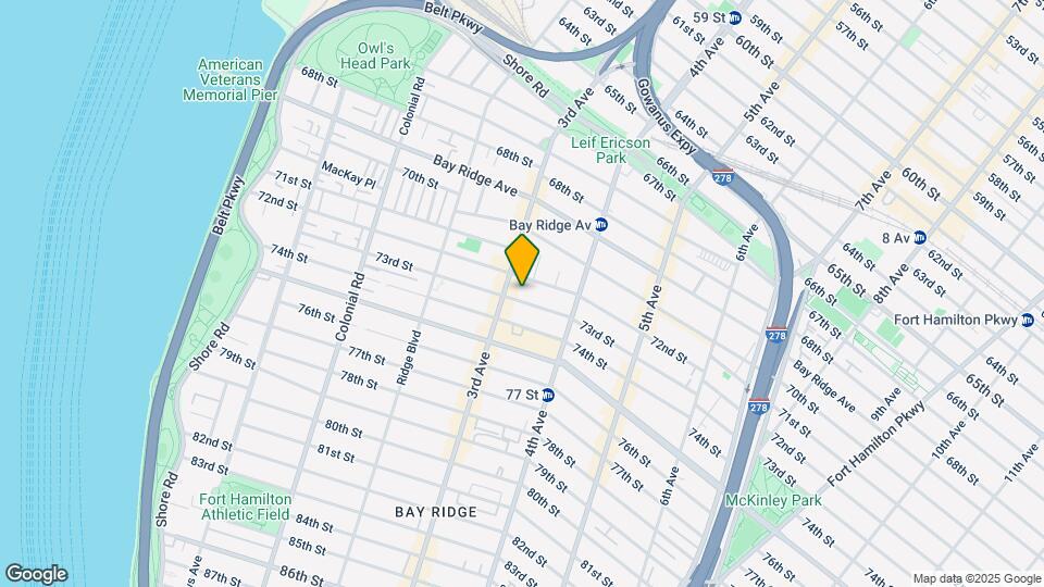 319 73rd St, Unit Garden Unit Map and Location Details