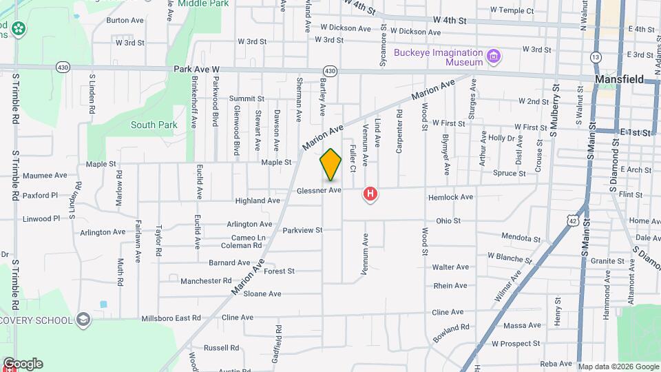 440 Glessner Ave Mapa y Detalles de la Ubicación
