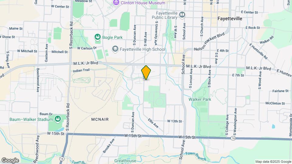 836 S Hill Ave Mapa y Detalles de la Ubicación