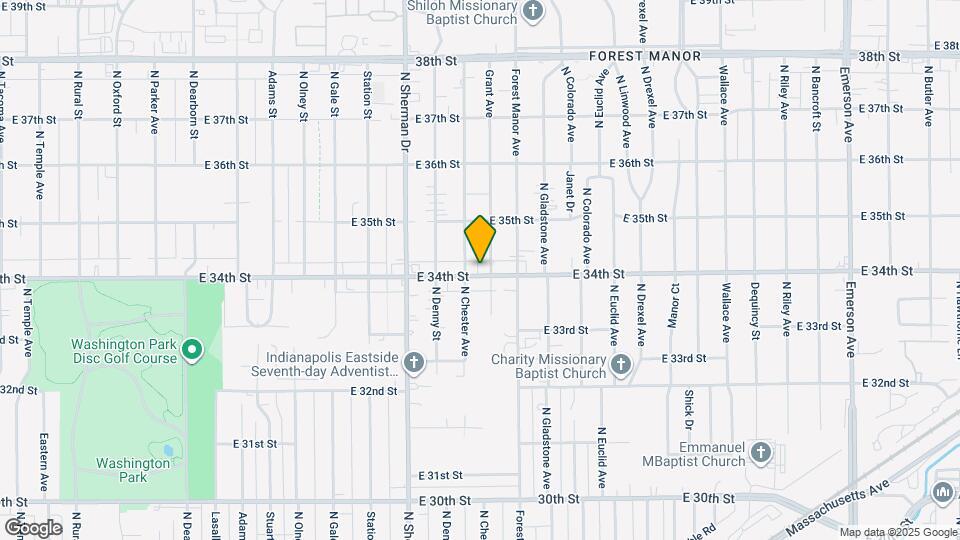 4016 E 34th St Map and Location Details