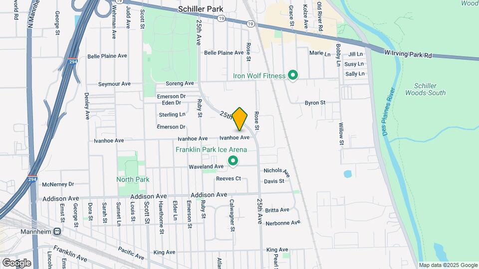 9620 Ivanhoe Ave Map and Location Details