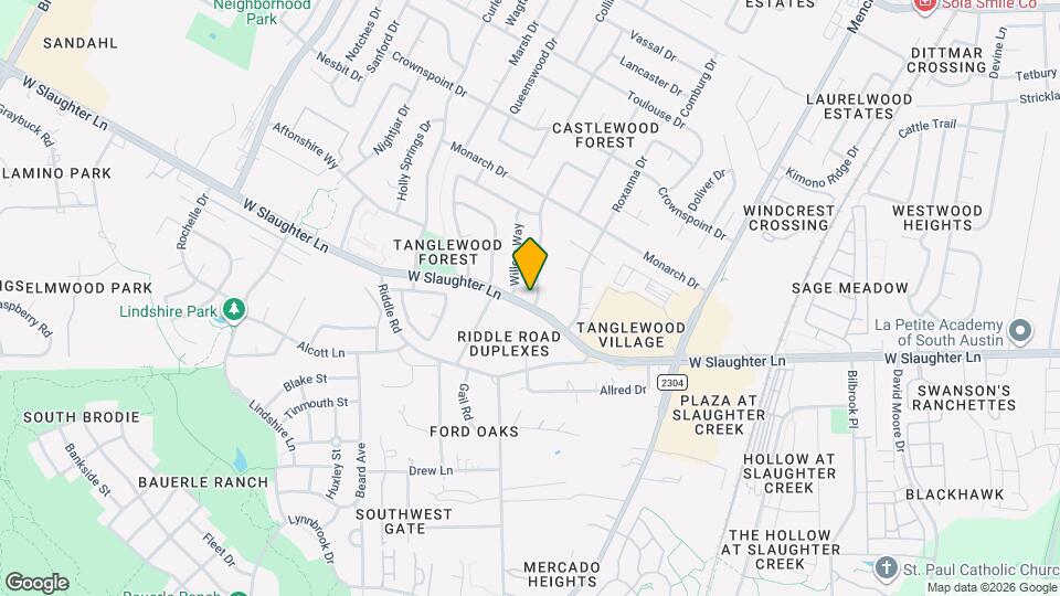 9910 Woodshire Dr Map and Location Details