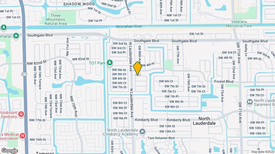 8008 SW 6th St Map and Location Details