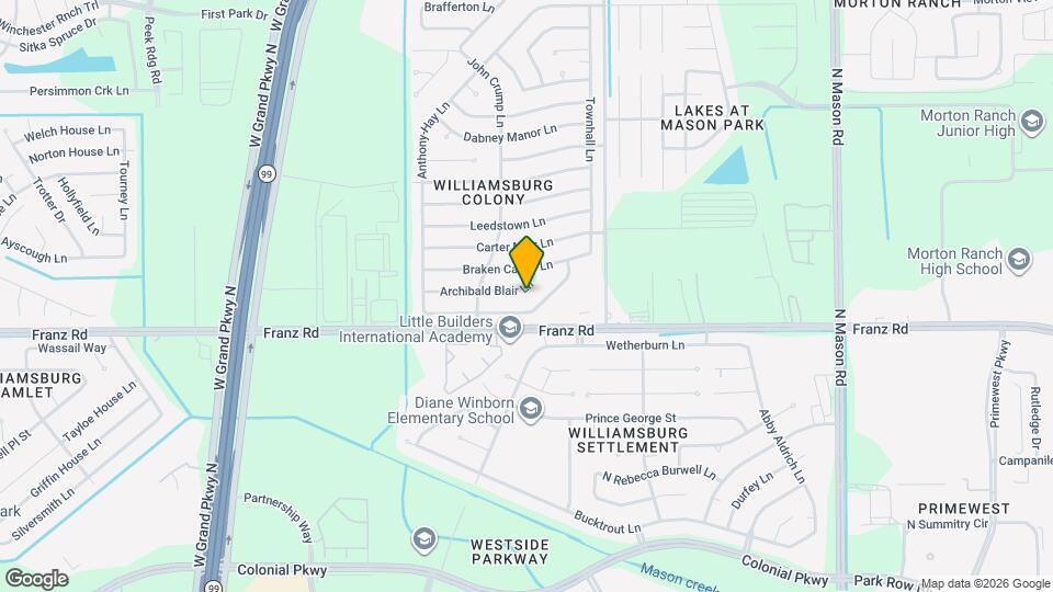 22523 Archibald Blair Ln Map and Location Details