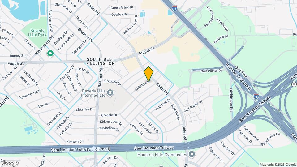 10606 Kirkshire Dr Map and Location Details