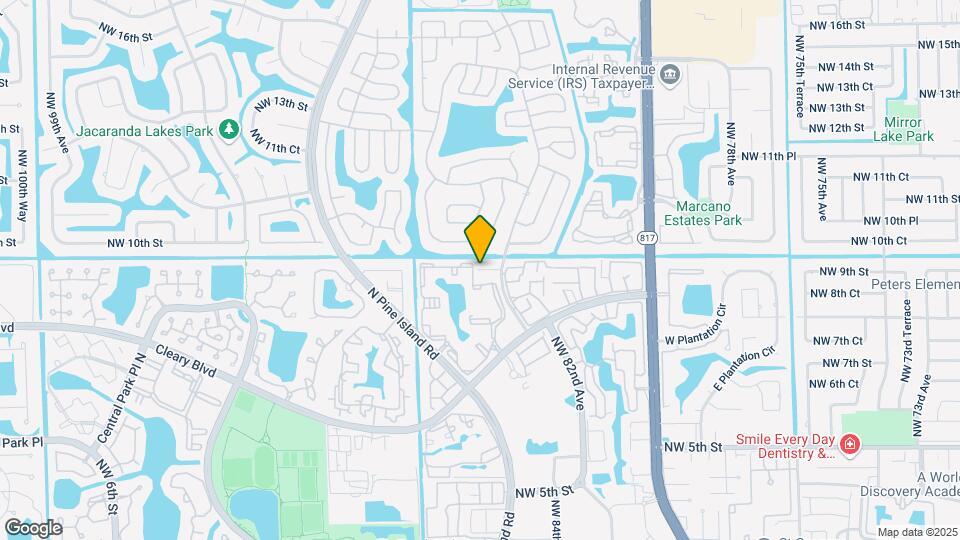 8532 NW 9th Pl Mapa y Detalles de la Ubicación