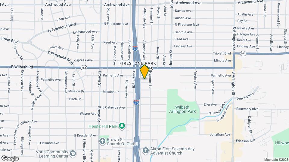 629 Donald Ave Map and Location Details