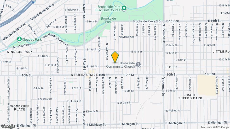 1119 N Dearborn St Map and Location Details